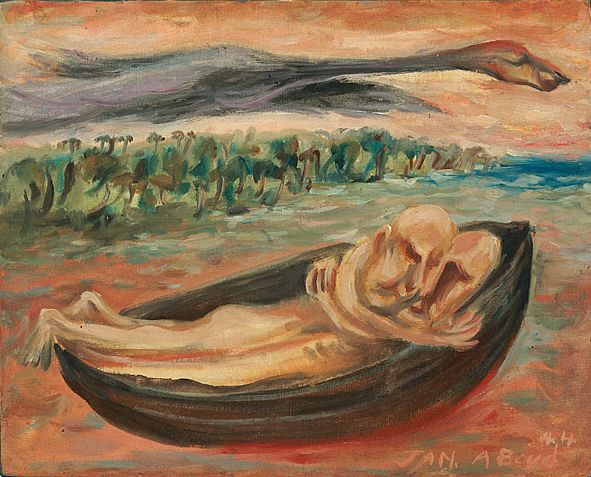 Lovers In A Boat by Arthur Boyd